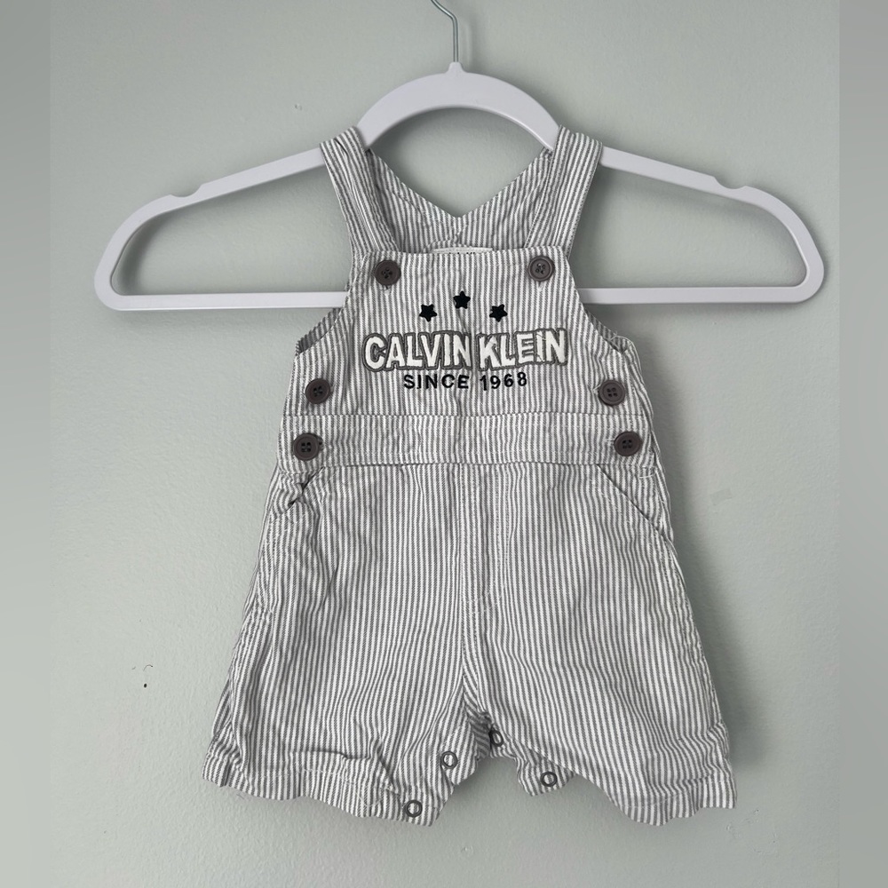 vintage Calvin Klein overall shorts
